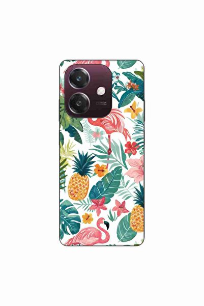 OEM Husa compatibila cu Oppo A60 5G Silicon Gel Tpu Model Tropical Pattern