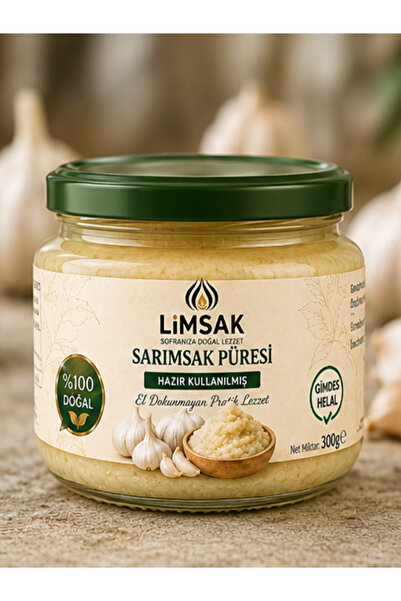 limsak Katkısız Sarımsak Püresi NET 300 Gr – Eli Kokutmayan Hazır Doğal Lezzet