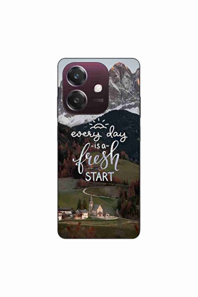 OEM Husa compatibila cu Oppo A60 5G Silicon Gel Tpu Model Mesaj Fresh Start