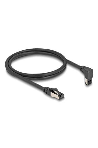 DELOCK Cablu de rețea RJ45 Cat.8.1S/FTP 90° în jos/unghi drept