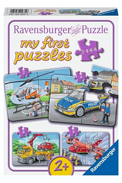 RAVENSBURGER Puzzle 2/4/6/8 Vehicule de Urgență