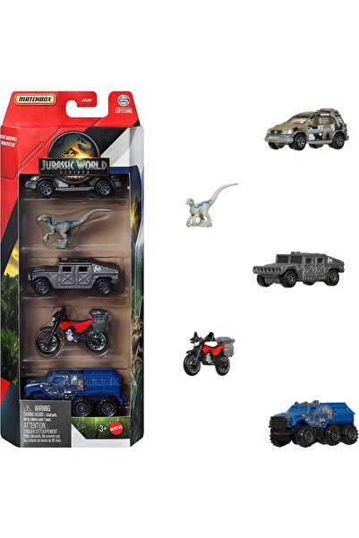 Mattel Games Matchbox Jurassic World Mașini și dinozauri MIX