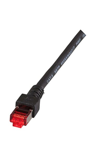 EFB Cablu patch RJ45 S/FTP Cat.6 LSZH 0.25m negru