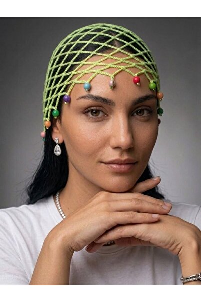 EsSo butik Women's Bead Detailed Design Knitted Accessory Hat