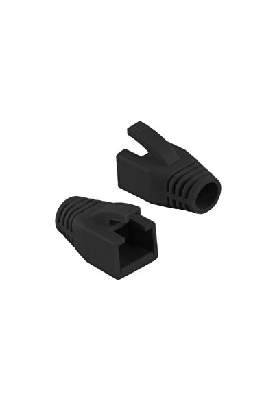 MicroConnect Strain Relief Boot Cat7 cables upto 8.5mm Black, 50pcs