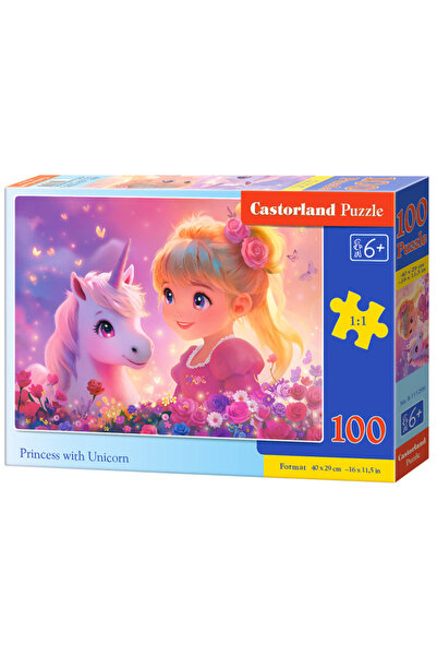 Castorland Puzzle 100 Prințesă cu Unicorn CASTOR