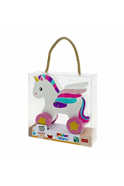 Trefl Jucărie din lemn - Unicorn curcubeu
