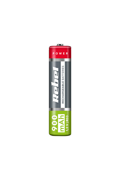 Rebel Acumulatori AAA, 900 mAh, Ni-MH, 1,2V, 4 bucăți/pachet, R3