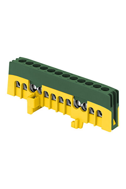 Orno Bloc terminal izolat PRO PE, 12 fire, verde, OR-LZ-8208/12/GN