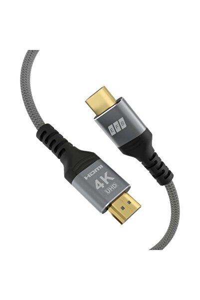 EFB Cablu HDMI High-Speed cu Ethernet 4K60Hz 2,0m gri