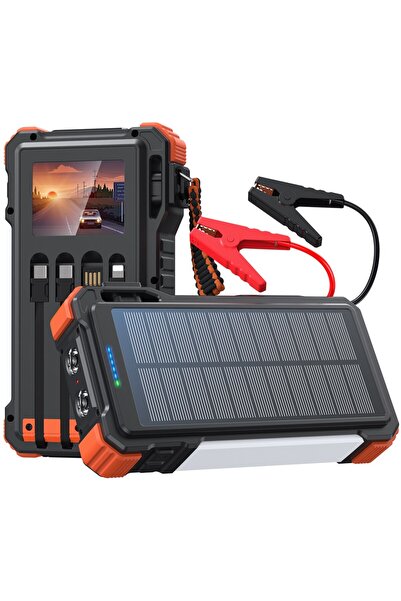 Extralink |   Powerbank solar |   12000mAh, demaror auto, 1500A, lampă, lanternă