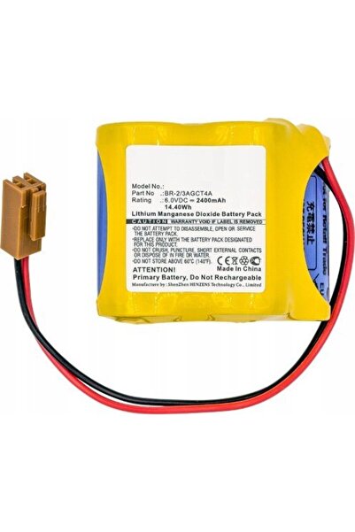 Cameron Sino Bateria Tip Fanuc A98l-0031-0025 Br2/3agct4a Ge A06b-6114-k504 B...