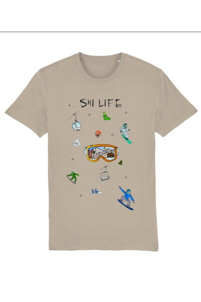 Seahorse Tailored Art Tricou Ski Life