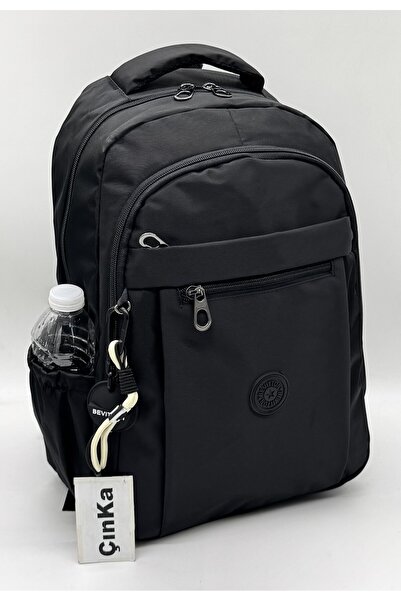 Çınka Bags Luxury Satin Water-Resistant Fabric Unisex Large Size Middle Schoo...