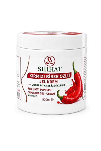 Sıhhat Pharma Kırmızı Biber Özlü Jel Krem 500 ml