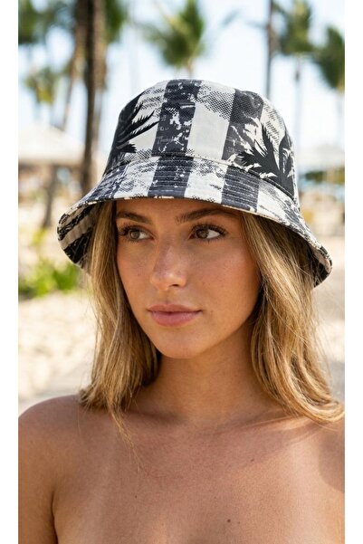LAGRANZE Chaos Text Patterned Unisex Bucket Hat