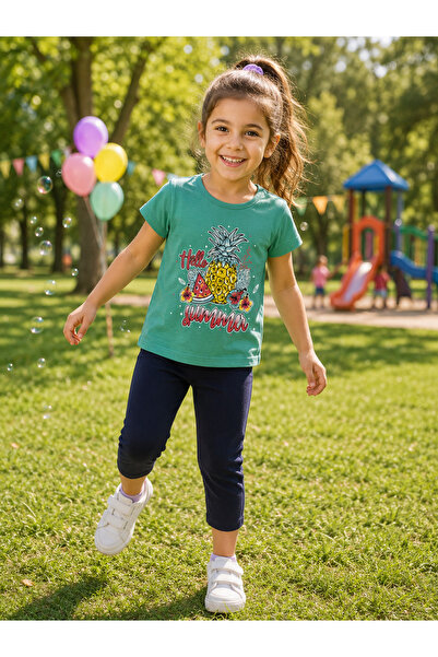 pio Kids Hello Summer Printed Tights Set