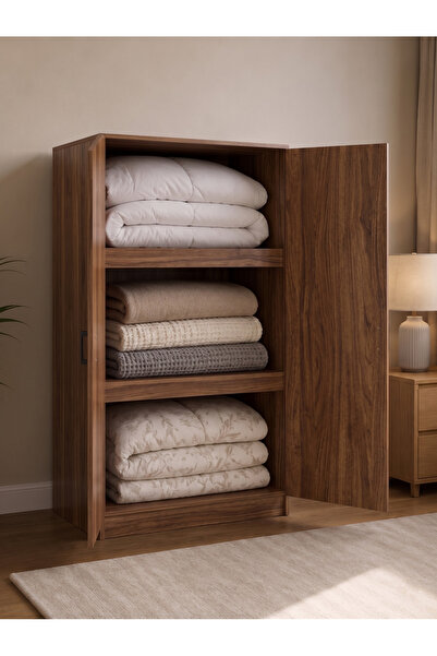 byzellahome Geniş Ceviz Renk Yüklük - 1. Kalite %100 MDF