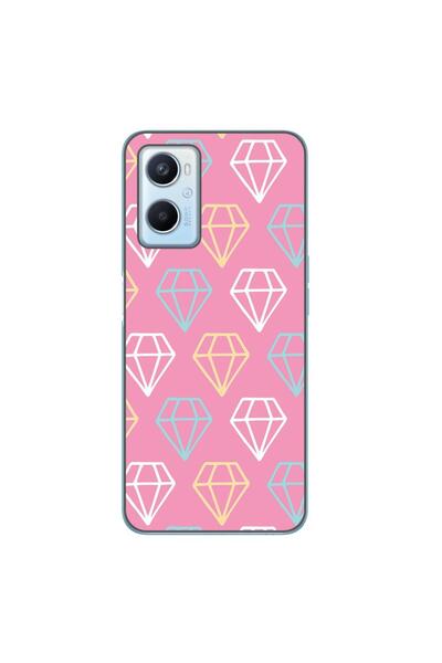 OEM Husa compatibila cu Oppo A96 4G Silicon Gel Tpu Model Diamond Pattern Doo...