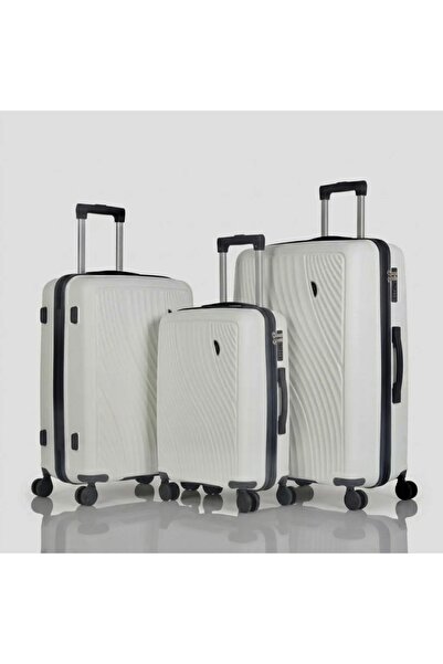 PP Luxurious Integrated Travel Luggage Set - 3 Pieces of Unbreakable Polyprop...