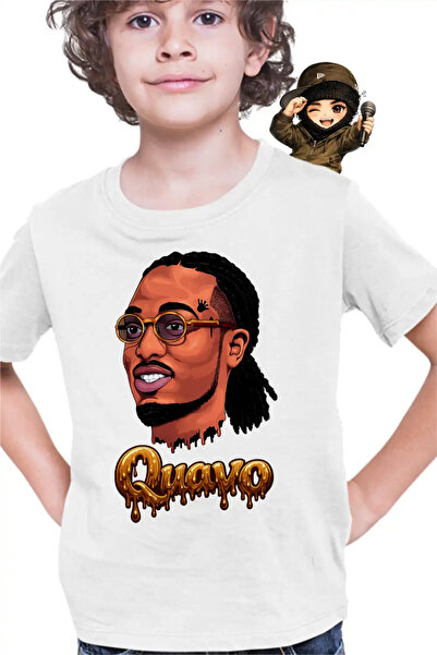 OEM Tricou Copii Baieti Quavo Party Rap Trap Vibe