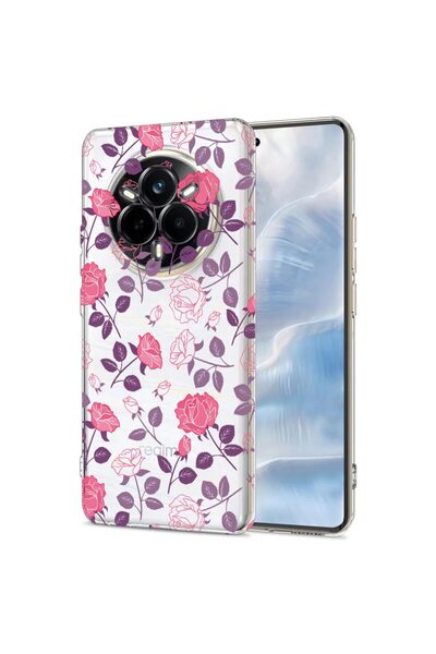 bestcase Husa pentru Realme 14 Pro 5G, BestCase¬Æ Clear Silicon 2MM, Rose, An...