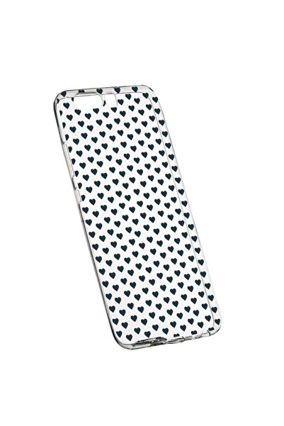 bestcase Husa Silicon, Transparent, Slim, Little Hearths, Huawei Y6 2018