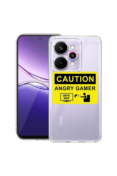 bestcase ¬Æ Husa Clear Slim Silicon Compatibila cu Realme 15 / 15 Pro, Angry ...