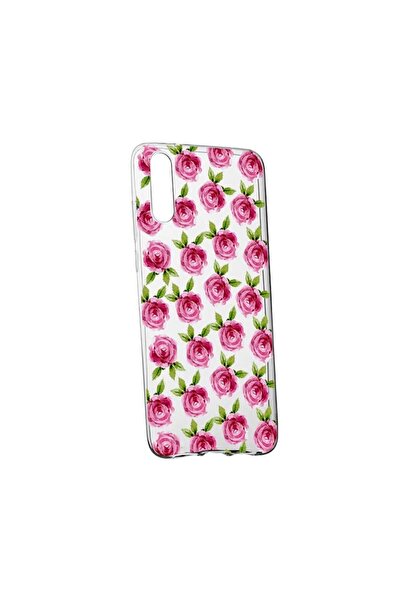 bestcase Husa Silicon, Transparent, Slim, Flori, Rose, 107, Huawei P20 Plus