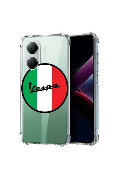 bestcase Съвместим калъф за Poco X7 Pro 5G, Удароустойчив 1.5ММ, Веспа, Защит...