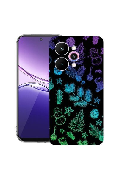 bestcase ¬Æ Husa Clear Slim Silicon Compatibila cu Realme 15 / 15 Pro, Xmas P...