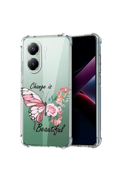 bestcase ¬Æ Husa Anti Shock Pentru Poco X7 Pro, Change is Beutiful, 1988230 A...