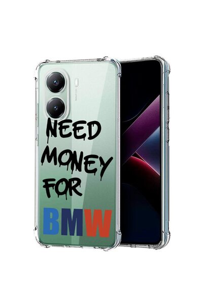 bestcase Αντικραδασμική Θήκη για Poco X7 Pro, Χρειάζομαι χρήματα για BMW, 198...