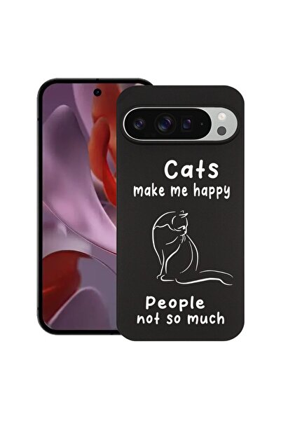 bestcase ¬Æ Husa Slim Silicon pentru Google Pixel 9, Cats And People, 1805822...