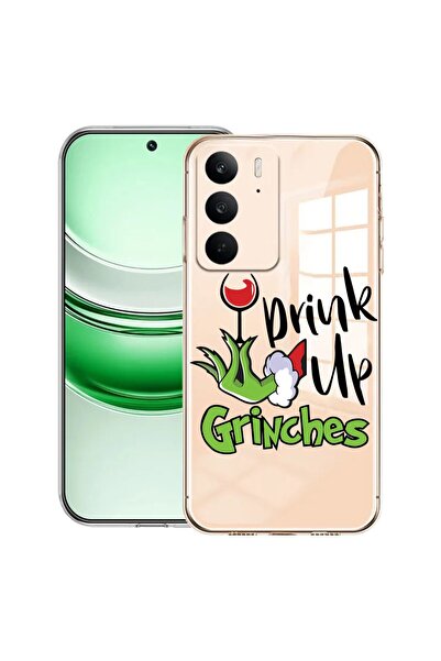 bestcase Husa transparentă din silicon pentru Realme C71, Grinches - Drink Up...