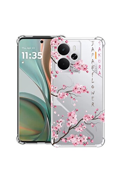 bestcase Αντικραδασμική Θήκη Συμβατή με Poco M7 Pro 5G, με Σχέδιο Άνθους Κερα...