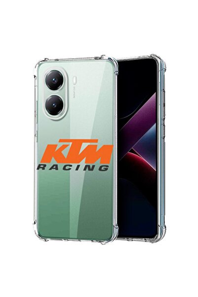 bestcase Съвместим калъф за Poco X7 Pro 5G, Удароустойчив 1.5ММ, KTM Racing, ...