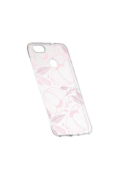 bestcase Husa Silicon, Transparent, Slim, Pink Flower, 113, Huawei Y6 Prime 2018