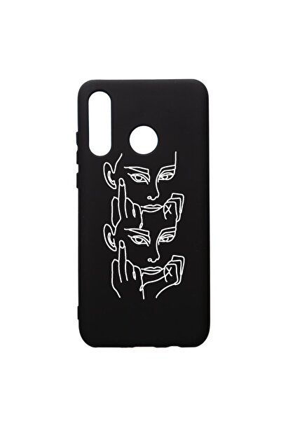 bestcase Husa Silicon Premium compatibila cu Huawei P30 Lite, FU, cu interior...