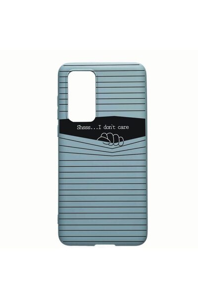 bestcase Husa Huawei P40, I Dont Care, rezistenta la uzura, anti-alunecare, d...