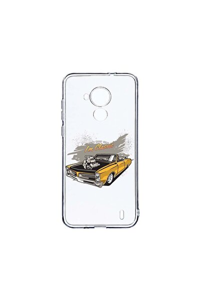 bestcase Прозрачен силиконов калъф 2ММ, съвместим с Nokia C30, Не съм стар, У...