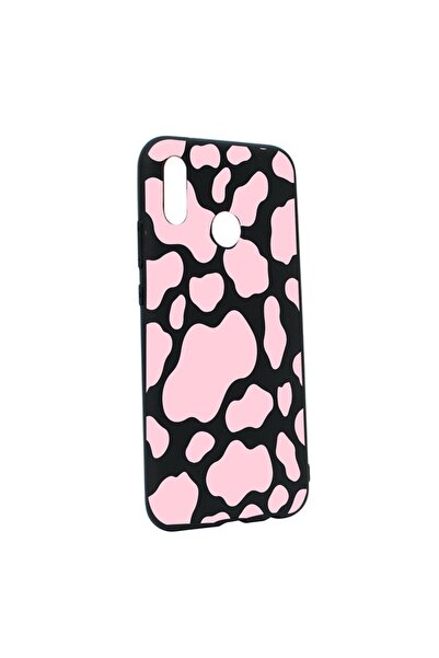 bestcase Husa Silicon Compatibila Cu Huawei P20 Lite, Pink Cow, rezistenta la...
