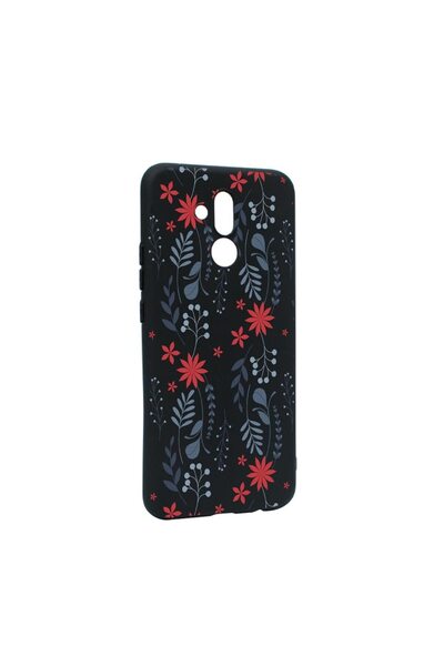 bestcase Θήκη σιλικόνης συμβατή με Huawei Mate 20 Lite, Σχέδιο λουλουδιών, αν...