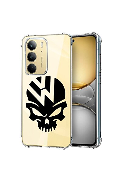 bestcase Θήκη για Realme 14x 5G, Αντικραδασμική 1.5MM, VW Skull, Προστασία κά...