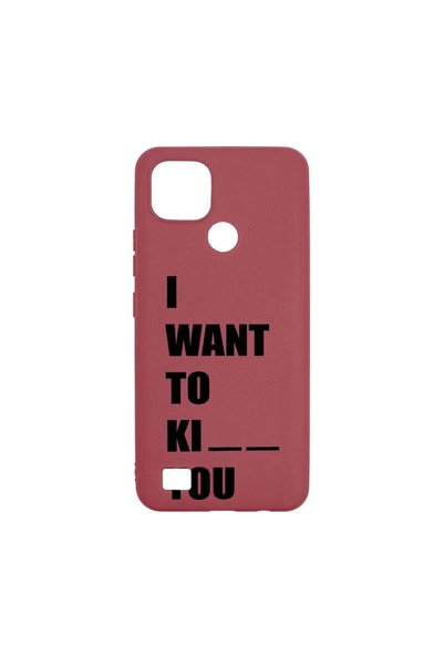 bestcase Husa Silicon, Compatibila Cu Realme C21, I Want To..., rezistenta la...