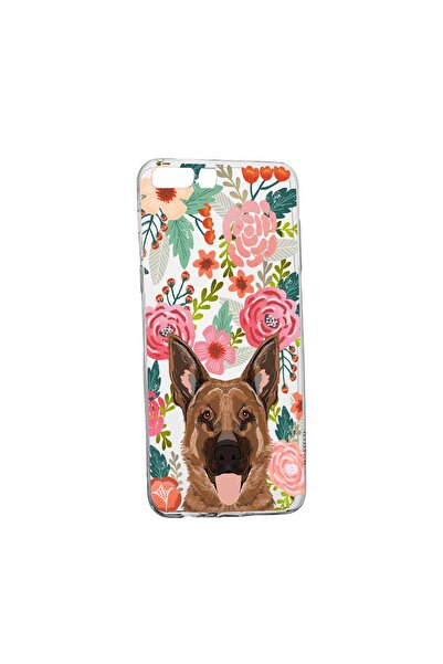 bestcase Husa Dog and Flowers, pentru Huawei Y6 2018, rezistenta la uzura, an...