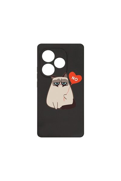 bestcase ¬Æ Husa Premium Silicon, Compatibila Cu Realme GT 6, Meme - Grumpy S...