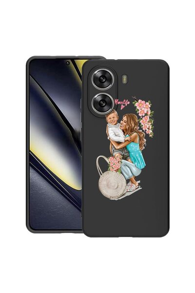 bestcase Husă pentru Poco X7 Pro 5G, Mom Life cu un băiat, Silicon subțire de...