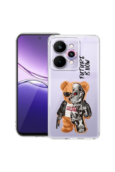 bestcase ¬Æ Husa Clear Slim Silicon Compatibila cu Realme 15 / 15 Pro, Half R...