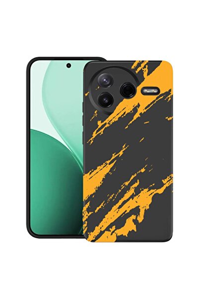 bestcase Υπέρλεπτη Θήκη TPU Συμβατή με Poco F7 Pro, με Σχέδιο Χρυσών Ριγών, 3...